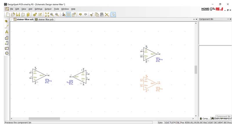 How to design a PCB TL074 how to design a pcb tl074