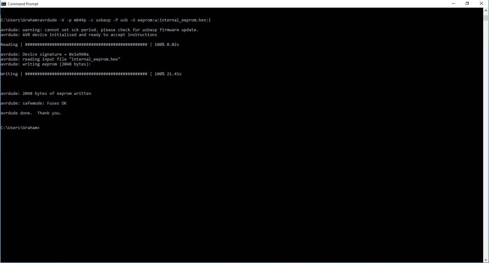 programing-hex-to-ATmega644p-Shruthi-eeprom