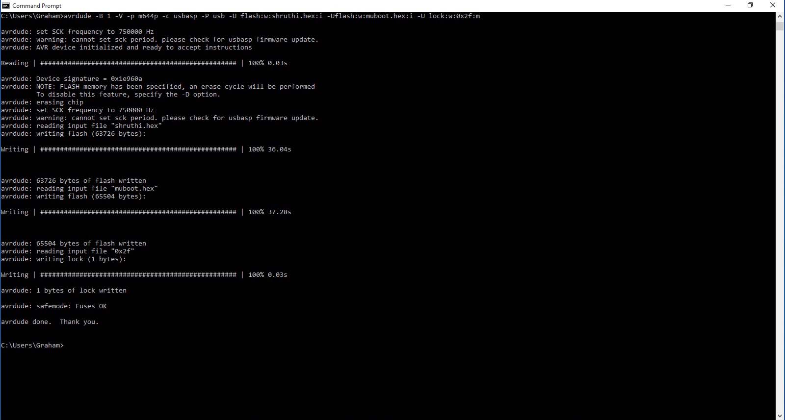 programing-hex-to-ATmega644p-Shruthi-hex-and-boot-loader