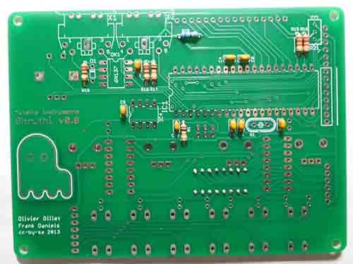 shruthi-control-board-with-small-capacitors-soldered
