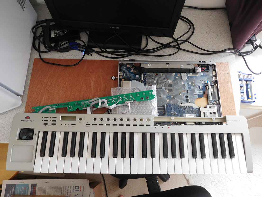 things to do with a broken laptop motherboard and novation controller things to do with a broken laptop motherboard and novation controller
