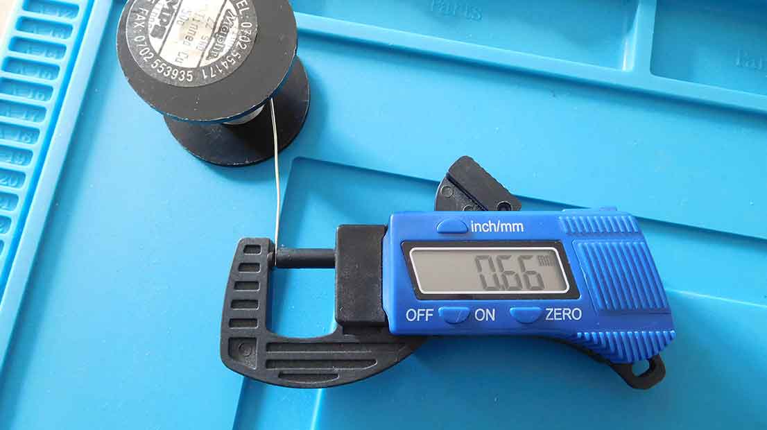 measure tinned copper wire
