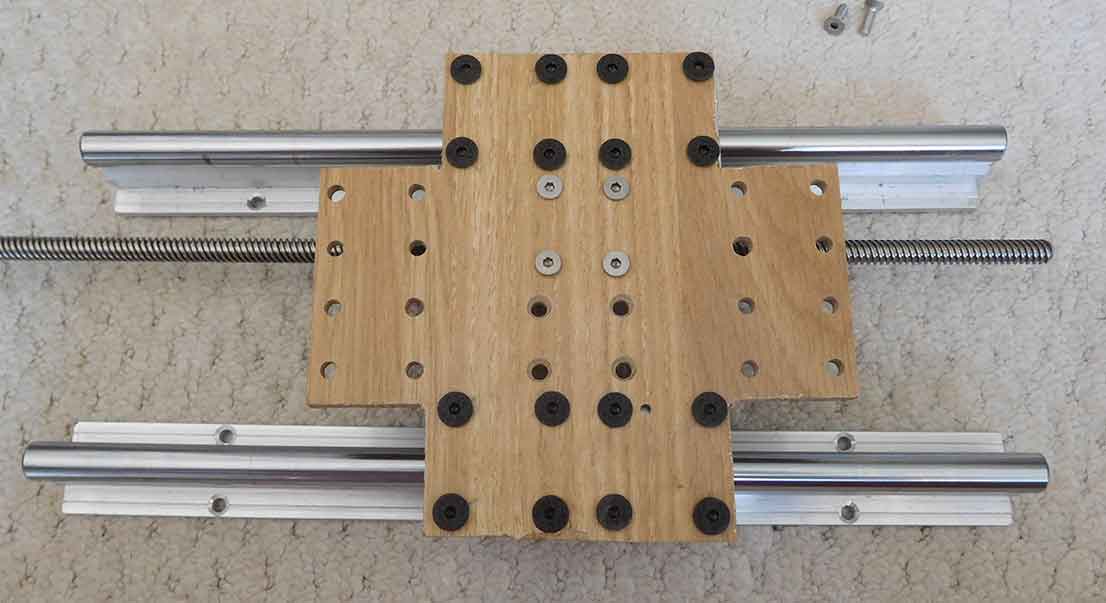 Building a CNC machine adding nut