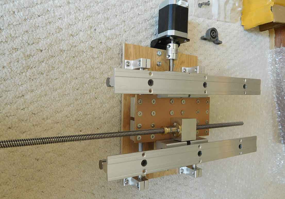 Building a Hobby CNC assembly X znd Z