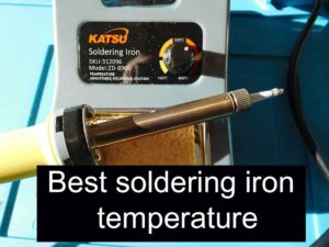 best soldering iron temperature for circuit boards