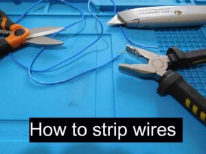 How to strip wires title