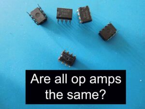 are all op amps the same