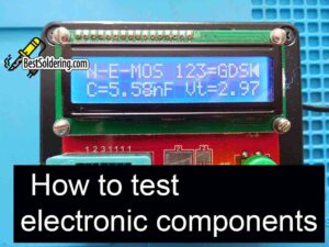 How to test electronic components title page